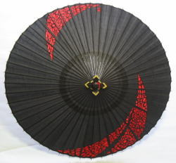 美濃本蛇の目傘 四八極細　切り抜き模様（カットワーク）